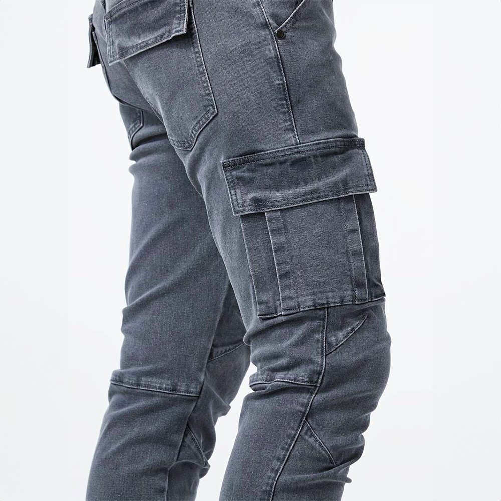 Lisslune | Denim Cargo Jeans