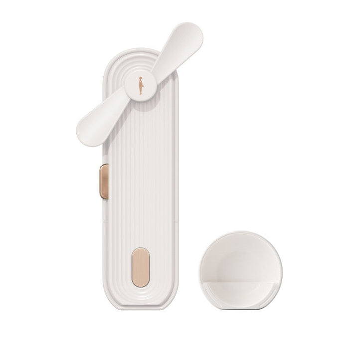 Lisslune | Portable Rechargeable Handheld Fan, with Two Wind Speeds & Power Bank