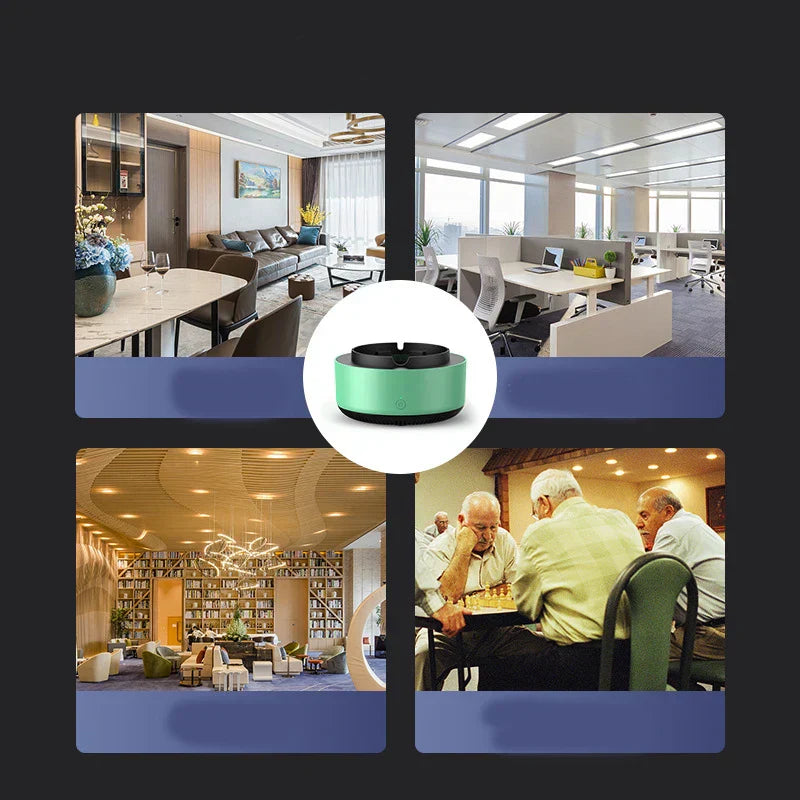 Lisslune | Smoke Eliminator Electronic Ashtray Air Purifier - Home Office