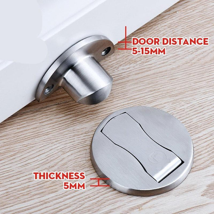 Lisslune | Magnetic Door Stopper Set with Hidden Installation in 304 Stainless Steel