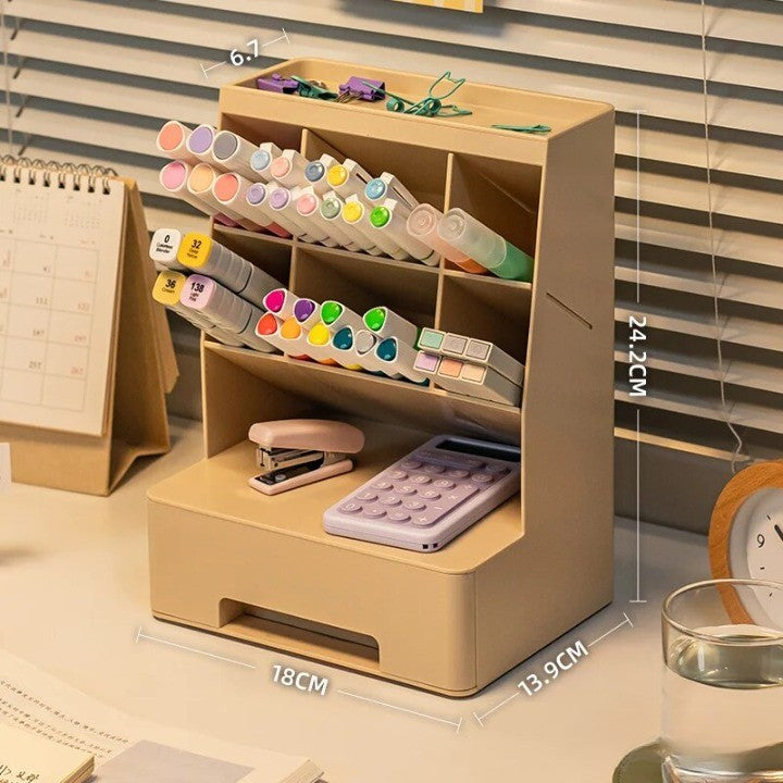 Lisslune | Clean Tower Tidy Multifunctional Desktop Organizer