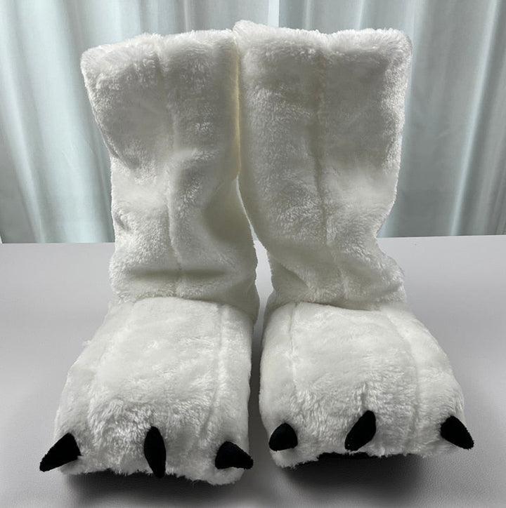 Lisslune | Bear Claw Winter Furry Slippers