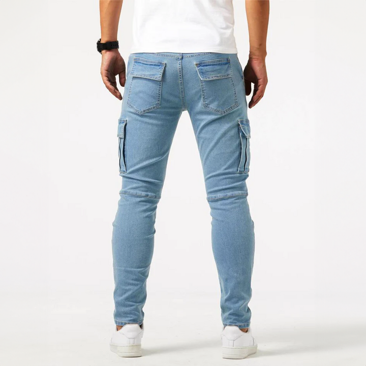 Lisslune | Denim Cargo Jeans