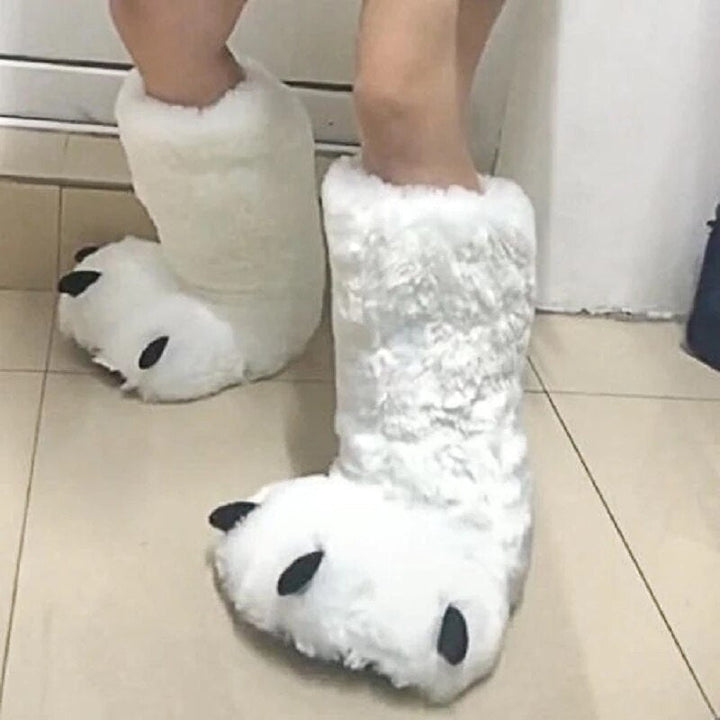 Lisslune | Bear Claw Winter Furry Slippers