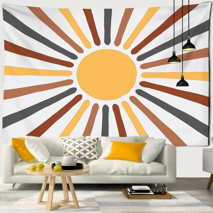 Lisslune | Retro Sunrise Tapestry