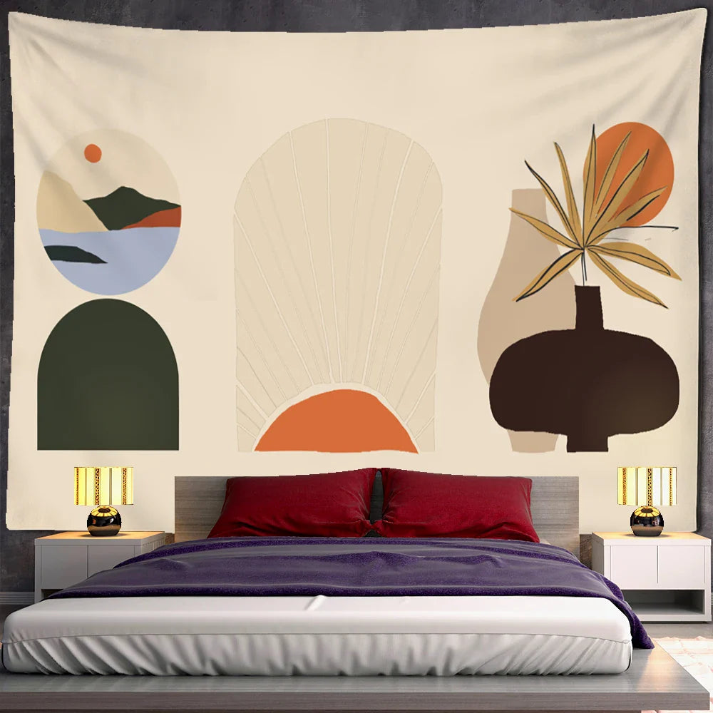 Lisslune | Retro Sunrise Tapestry