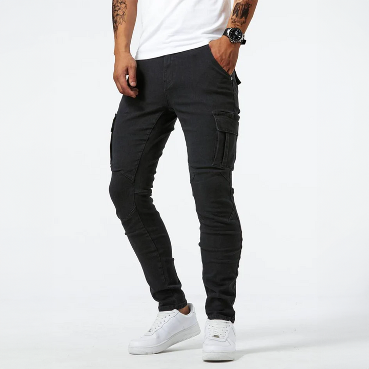 Lisslune | Denim Cargo Jeans
