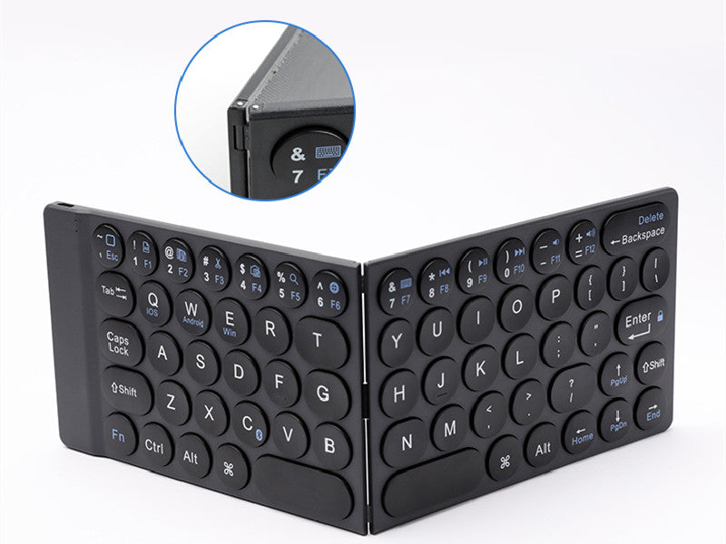 Lisslune | Portable Foldable Keyboard, with Ultra-slim & Lightweight Design, for Travel, Home, Office & More