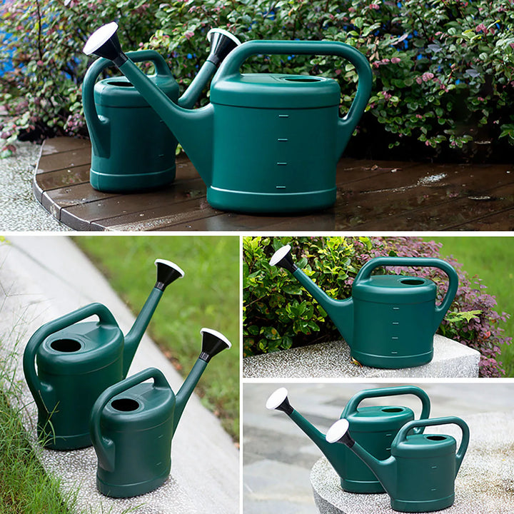 Lisslune | Large-volume watering can with long spout – plastic for garden care