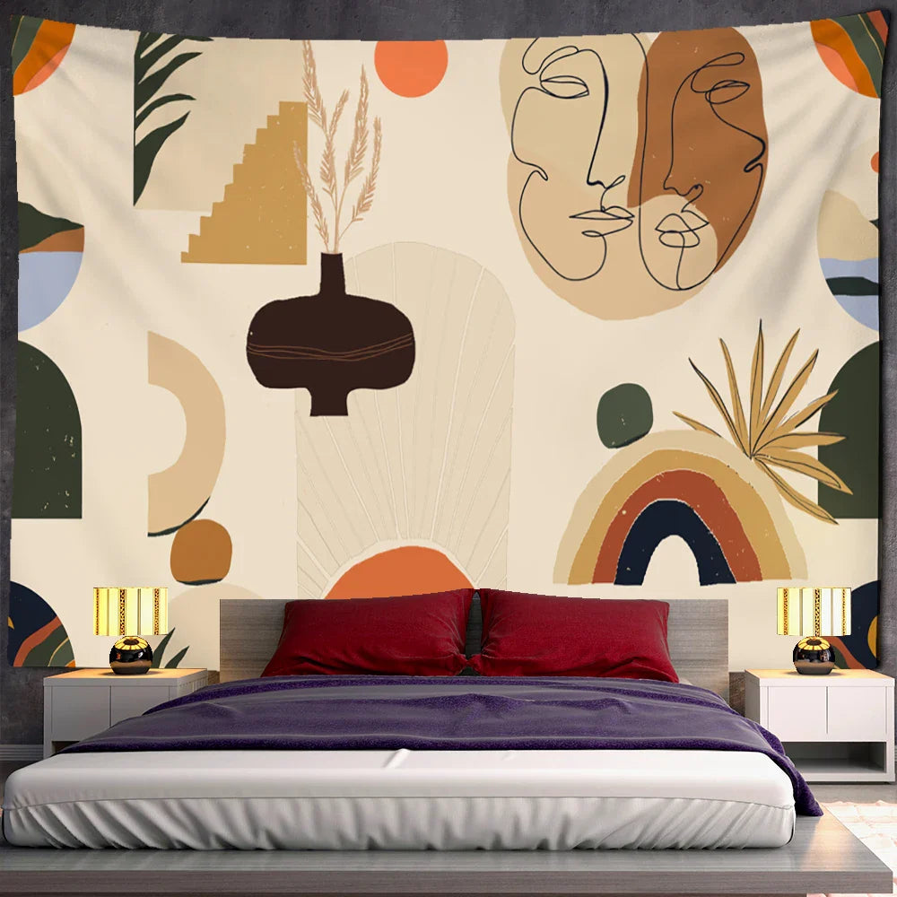 Lisslune | Retro Sunrise Tapestry