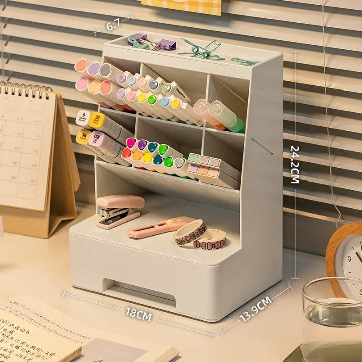 Lisslune | Clean Tower Tidy Multifunctional Desktop Organizer
