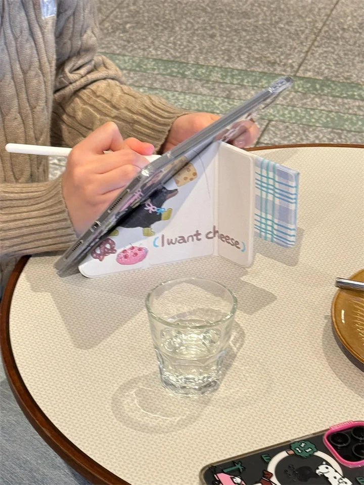 Lisslune | 2025 Neu für iPad 11 Zoll 2024 Air 6 7 13 Zoll Pro 11 12.9 9.7 10.2 5 6 7 8 9 10 Generation Mini 6 7 Magnetische Süße iPad Hülle