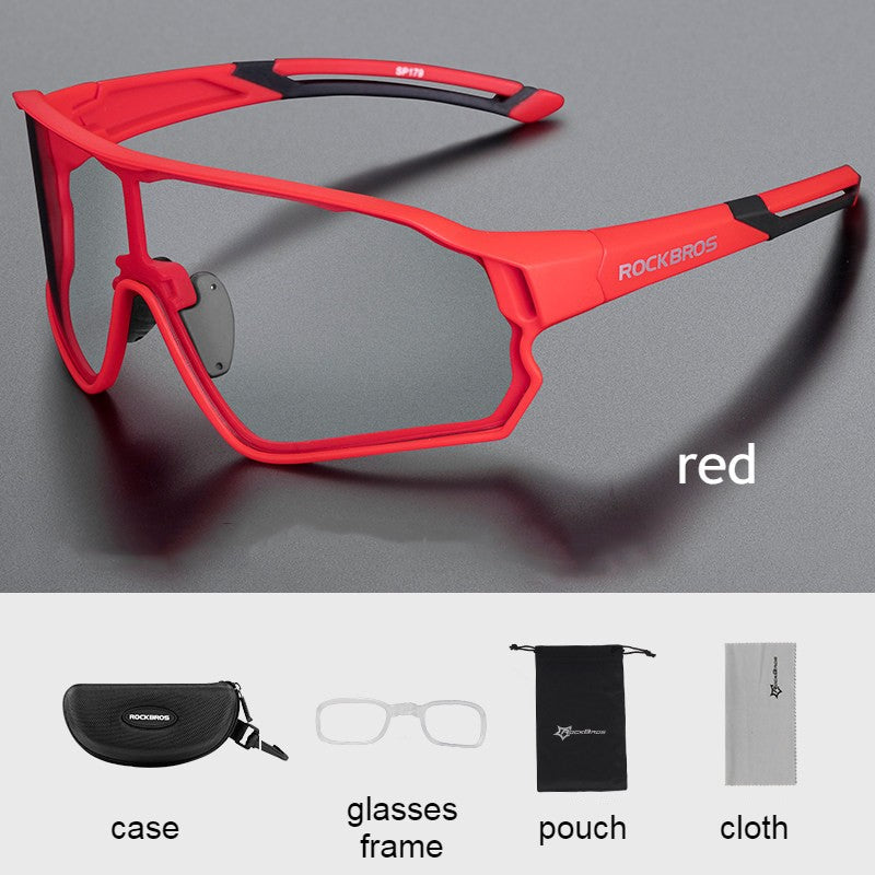 Lisslune | Cycling Glasses with Lightweight Design & UV Protection, for Cycling, Baseball, Running, Fishing, Golf, Driving
