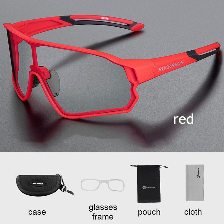 Lisslune | Cycling Glasses with Lightweight Design & UV Protection, for Cycling, Baseball, Running, Fishing, Golf, Driving