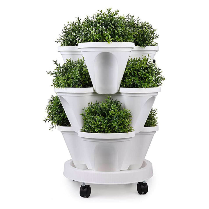 Lisslune | GardenTower FourSeasons – Stackable Plant Pots with Smart Watering System