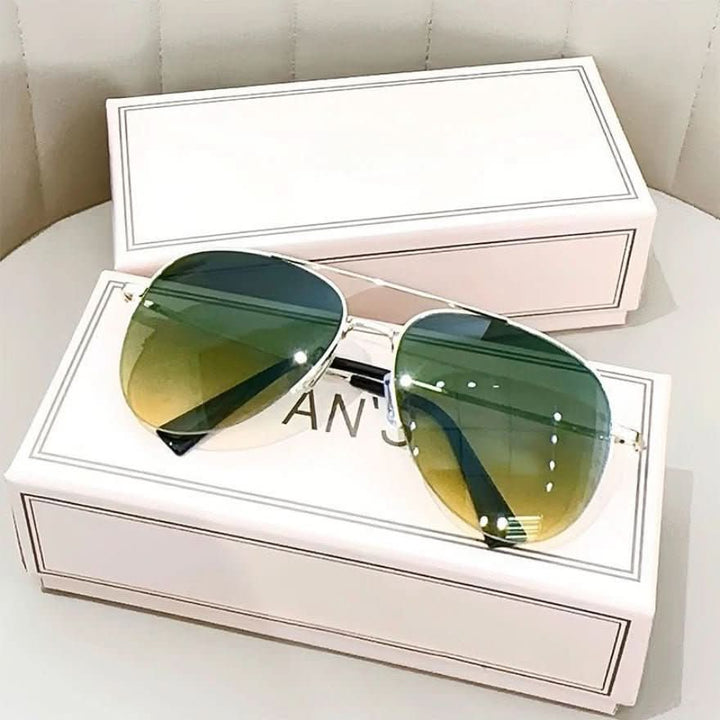 Lisslune | Pilot sunglasses for men with gradient and UV400 protection