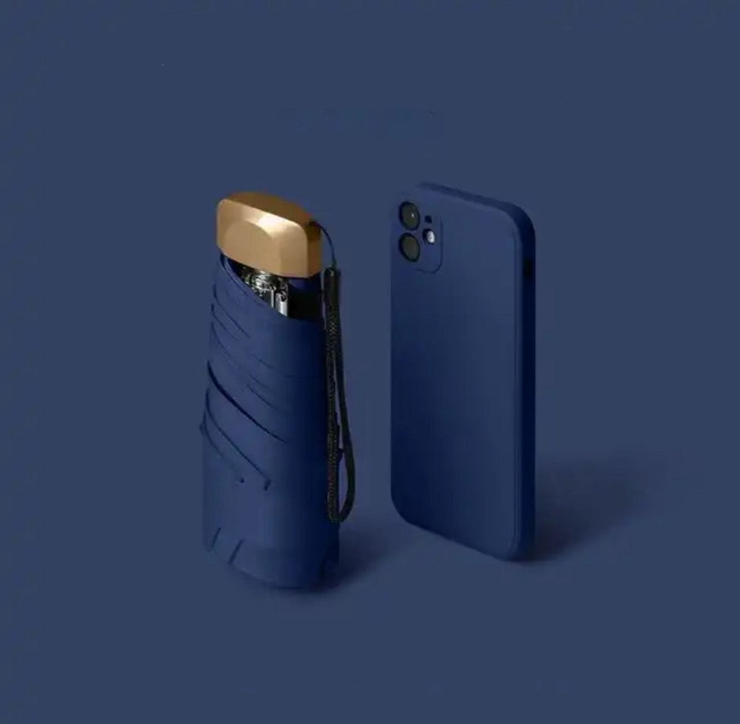 Lisslune | Compact Mini Umbrella – Portable Rain and Sun Protector for On the Go