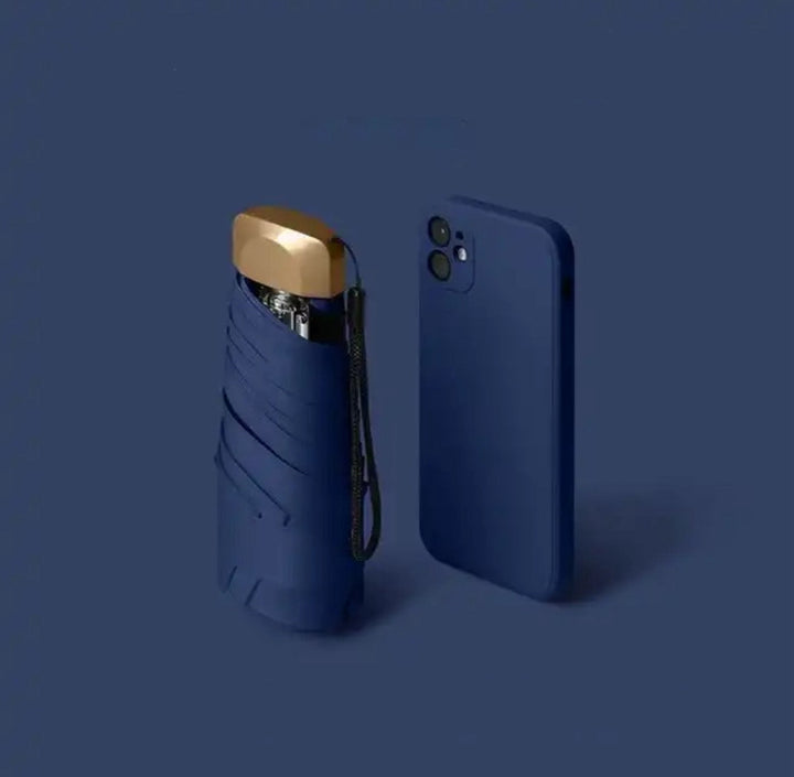 Lisslune | Compact Mini Umbrella – Portable Rain and Sun Protector for On the Go