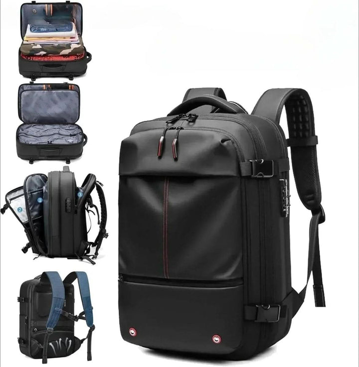 Lisslune | Compressible travel backpack with laptop compartment