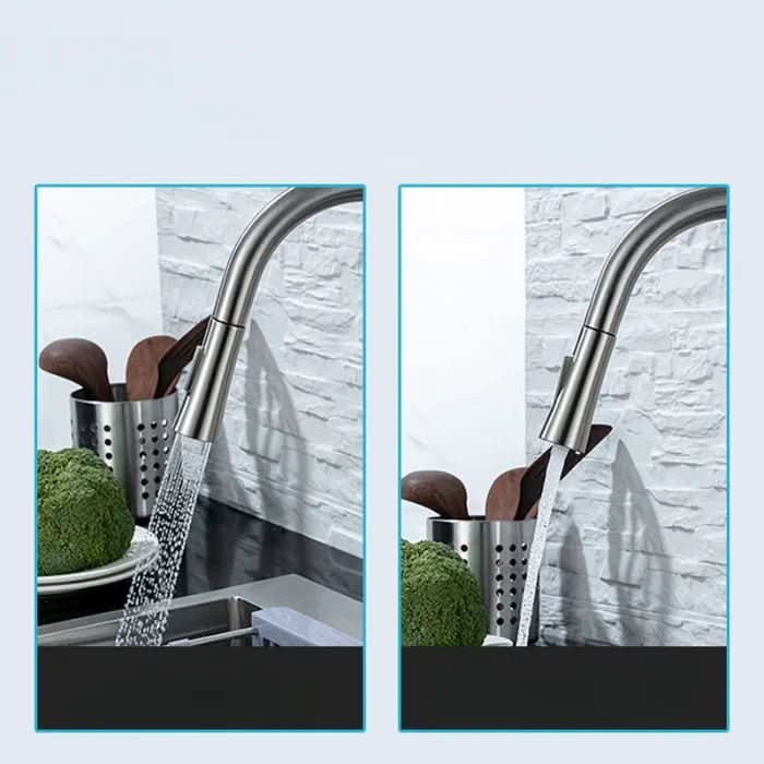 Lisslune | Intelligent kitchen faucet with sensor control & pull-out spout