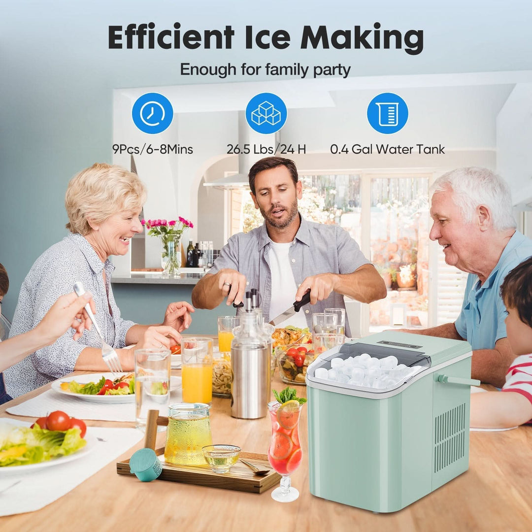 Lisslune | Compact ice maker with self-cleaning function