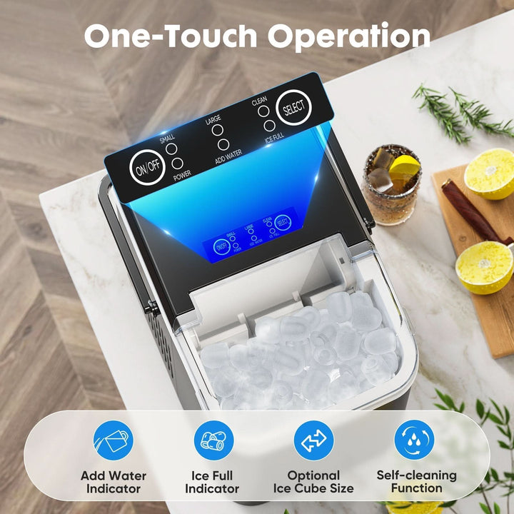 Lisslune | Compact ice maker with self-cleaning function