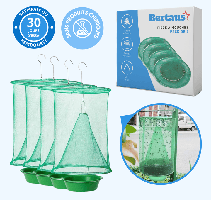 Lisslune | Reusable Fly Trap - Pack of 4