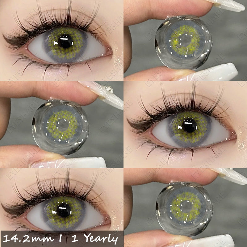 Rynx Aurora Yellow Gray 14.2mm 1 Pair | 1 Year