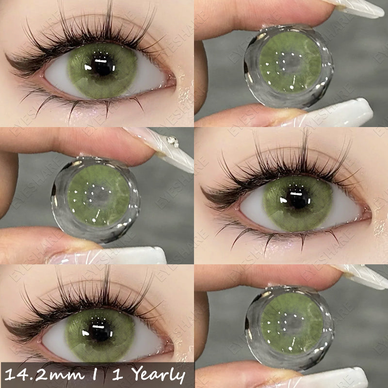 Rynx Aurora Yellow Green 14.2mm 1 Pair | 1 Year