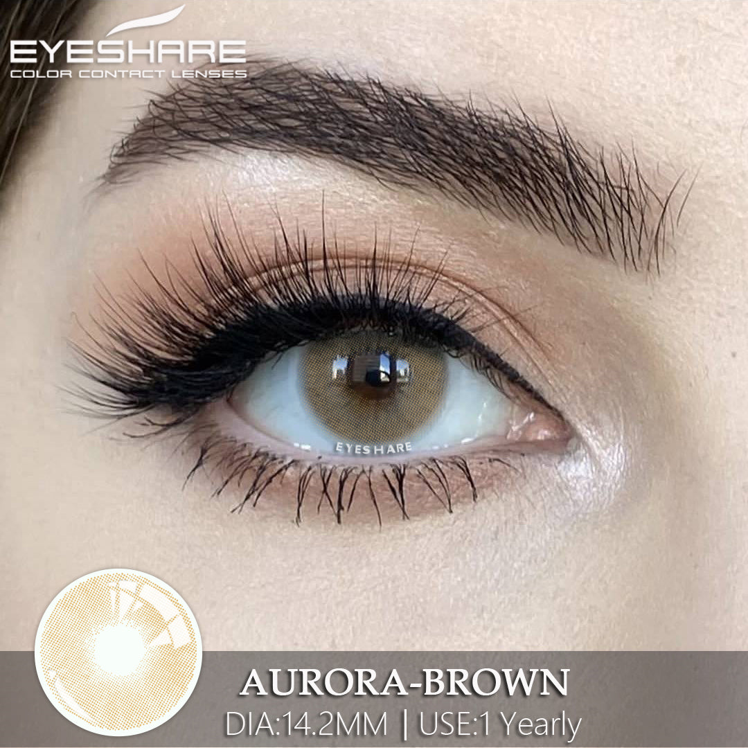 Rynx Aurora Brown 14.2mm 1 Pair | 1 Year