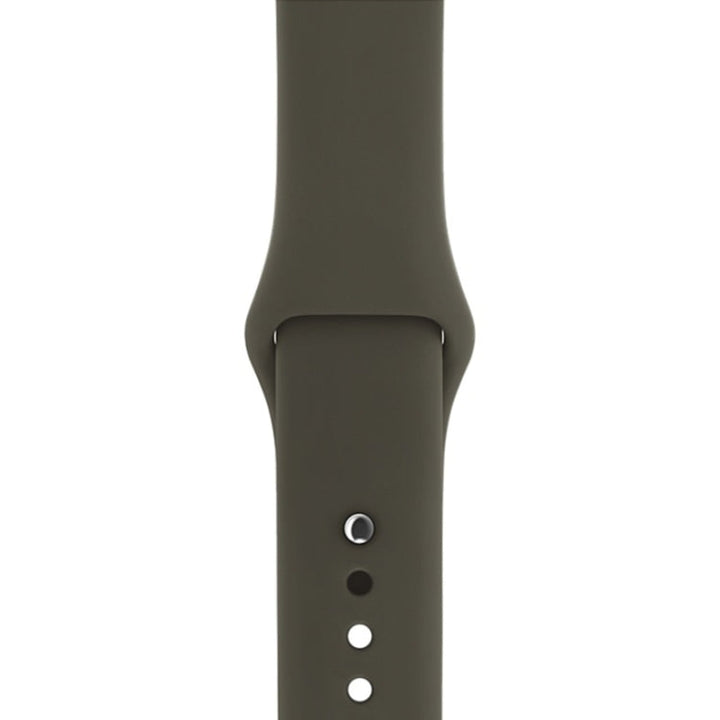 Lisslune | For Apple Watch Series 3 & 2 & 1 38mm Fashion Simple Style Silicone Band (Army Green)