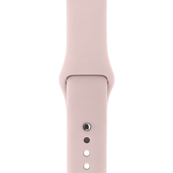Lisslune | For Apple Watch Series 3 & 2 & 1 38mm Fashion Simple Style Silicone Strap (Pink)