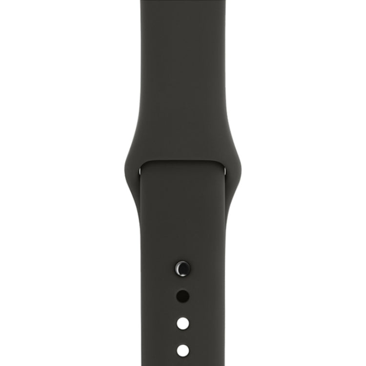 Lisslune | For Apple Watch Series 3 & 2 & 1 38mm Fashion Simple Style Silicone Band (Gray)