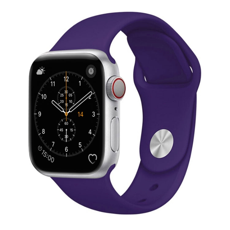 Lisslune | For Apple Watch Series 3 & 2 & 1 38mm Fashion Simple Style Silicone Strap (Purple)