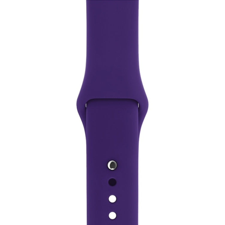 Lisslune | For Apple Watch Series 3 & 2 & 1 38mm Fashion Simple Style Silicone Strap (Purple)