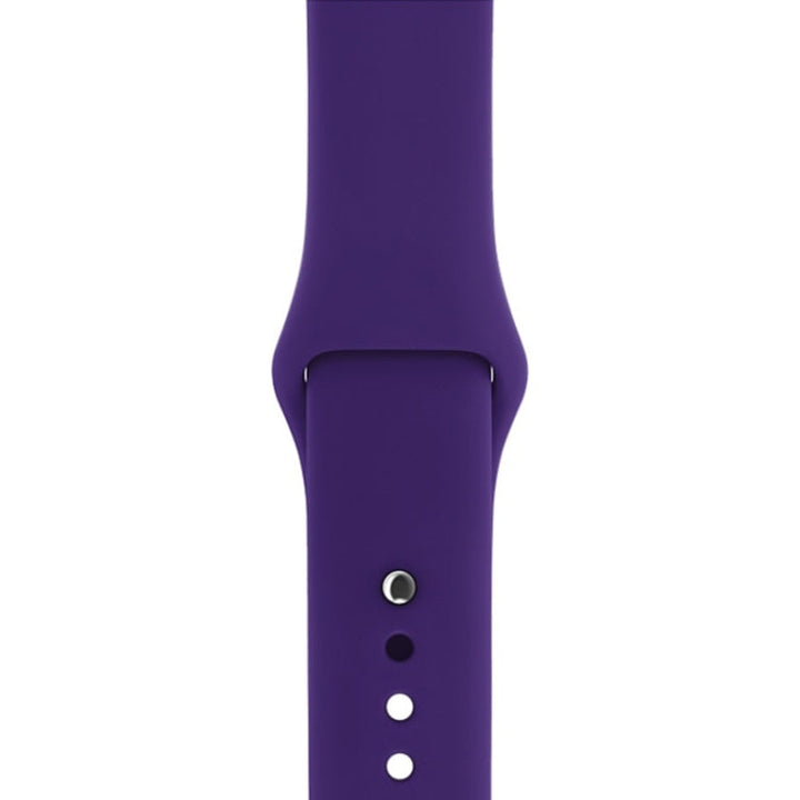 Lisslune | For Apple Watch Series 3 & 2 & 1 38mm Fashion Simple Style Silicone Strap (Purple)