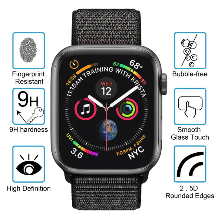 Lisslune | ENKAY Hat-Prince 3D Full-Screen PET Curved Heat Bending HD Screen Protector for Apple Watch Series 4 40mm