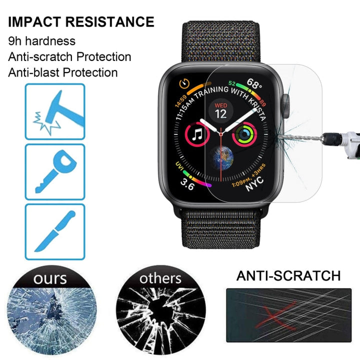 Lisslune | ENKAY Hat-Prince 3D Full-Screen PET Curved Heat Bending HD Screen Protector for Apple Watch Series 4 40mm