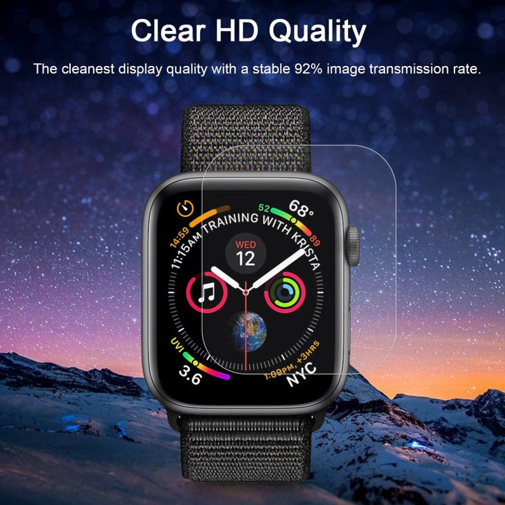 Lisslune | ENKAY Hat-Prince 3D Full-Screen PET Curved Heat Bend HD Screen Protector for Apple Watch Series 4 44mm