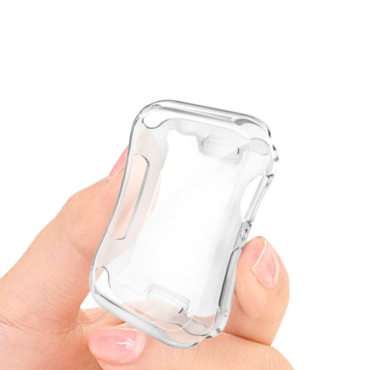 Lisslune | Full Coverage Plating TPU Case for Apple Watch Series 5 & 4 40mm (Silver)