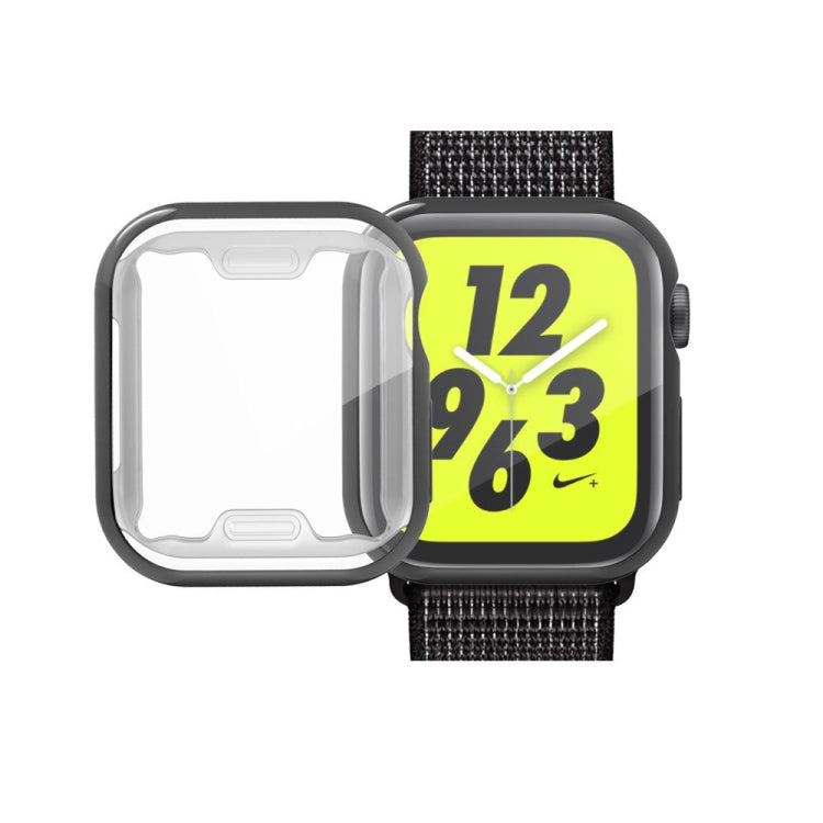 Lisslune | Full Coverage Coating TPU Case for Apple Watch Series 5 & 4 44mm (Black)