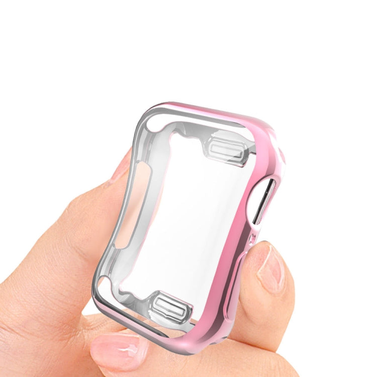 Lisslune | Full Coverage Plating TPU Case for Apple Watch Series 5 & 4 44mm (Pink)