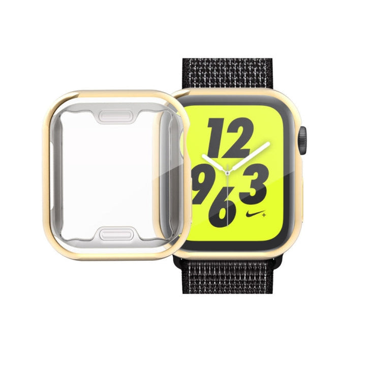 Lisslune | Full Coverage TPU Case for Apple Watch Series 5 & 4 44mm (Gold)