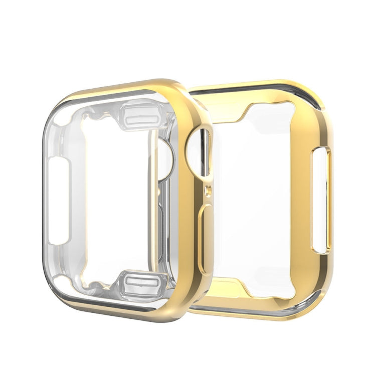 Lisslune | Full Coverage TPU Case for Apple Watch Series 5 & 4 44mm (Gold)