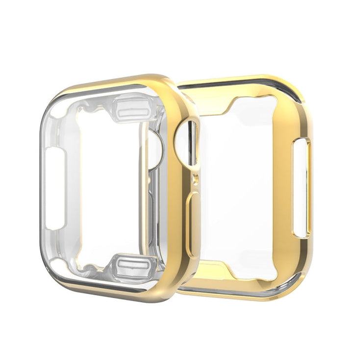 Lisslune | Full Coverage TPU Case for Apple Watch Series 5 & 4 44mm (Gold)
