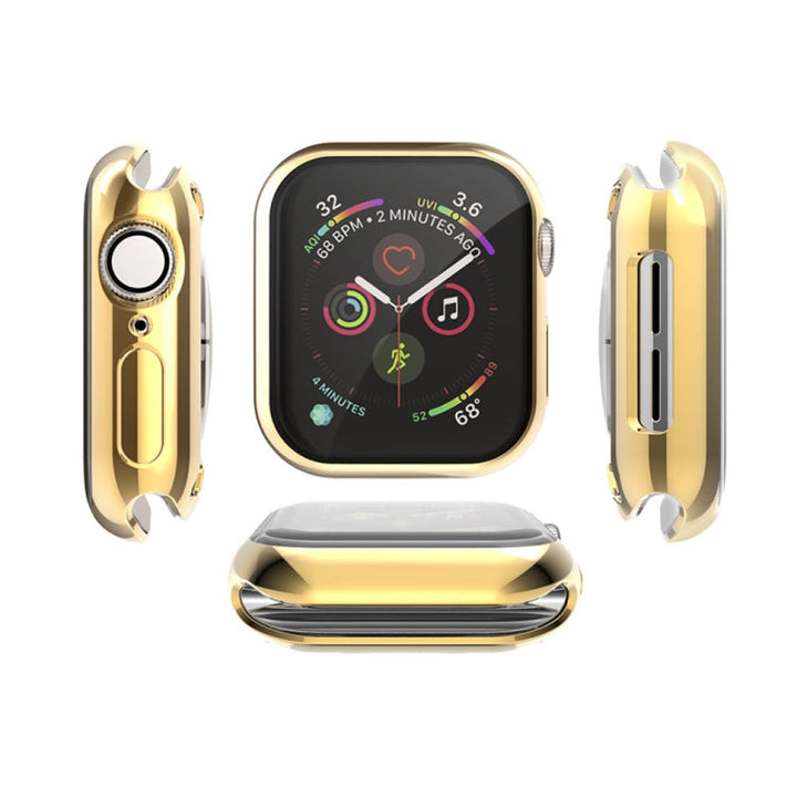 Lisslune | Full Coverage TPU Case for Apple Watch Series 5 & 4 44mm (Gold)