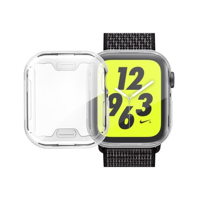 Lisslune | Full Coverage TPU Case for Apple Watch Series 5 & 4 44mm (Silver)