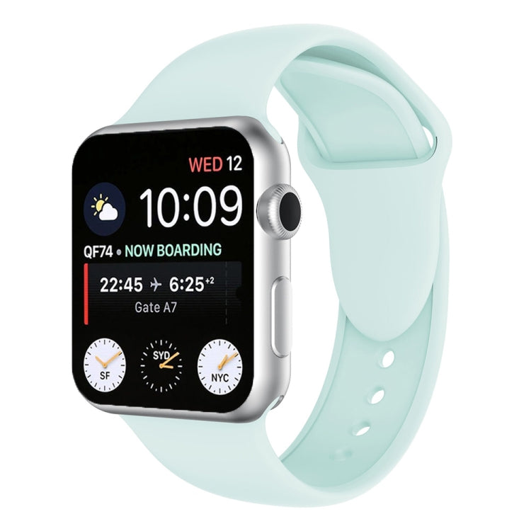 Lisslune | Double Stud Silicone Watch Band for Apple Watch Series 3 & 2 & 1 42mm (Turquoise)
