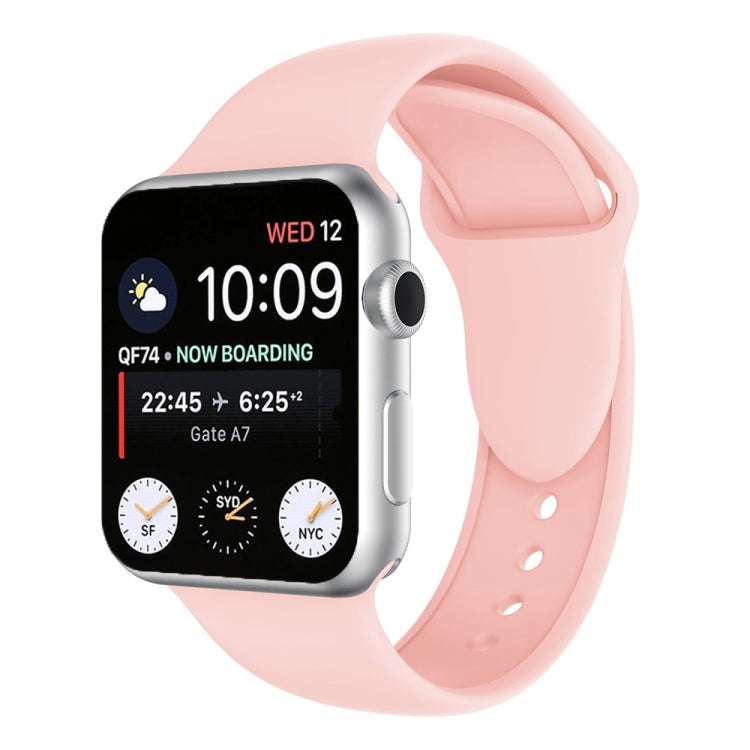 Lisslune | Double Rivets Silicone Bracelet for Apple Watch Series 3 & 2 & 1 38mm (Pink)