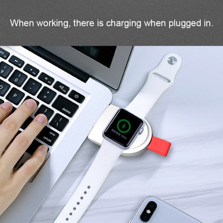 Lisslune | A3 Universal Portable Qi Standard Magnetic Wireless Charger for Apple Watch Series 4 & 3 & 2 & 1